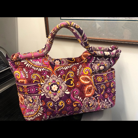 Vera Bradley Used Retired Rare Floral Print - Picture 4 of 6